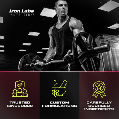 Iron Labs Nutrition Creatine Monohydrate Gummies for Men and Women (90 Gummy Bears)