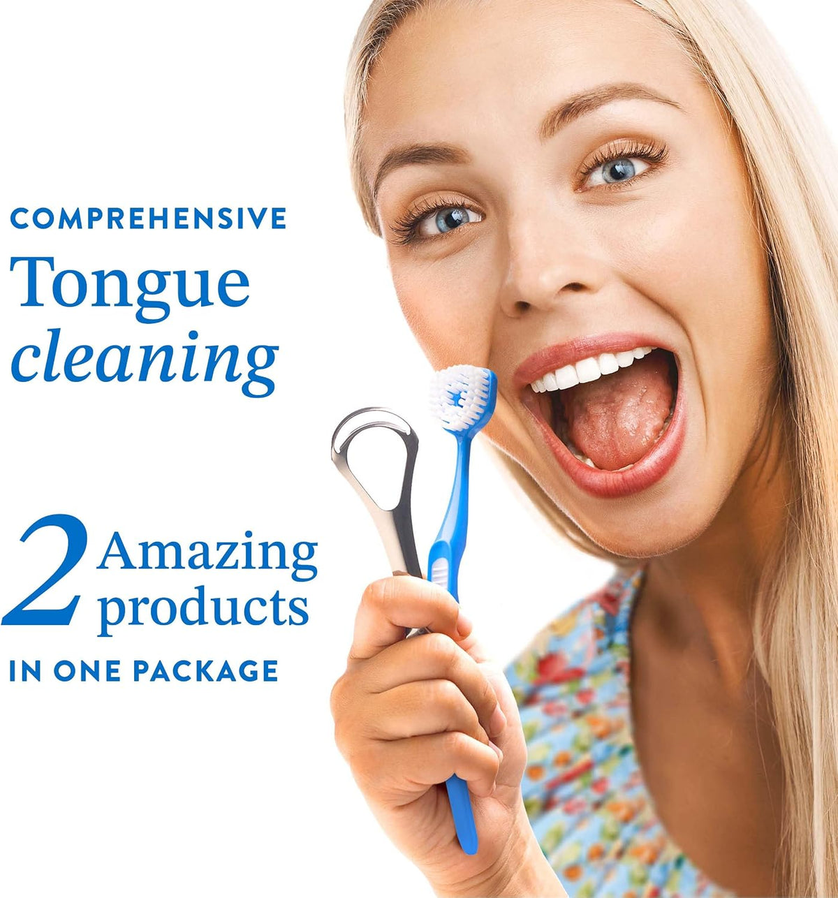 Mouthology Kid's Watermelon Toothpaste and Tongue Brush & Tongue Scraper (Combo Pack)