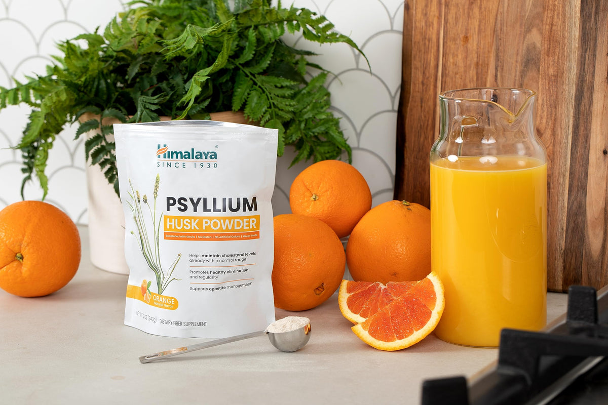 Himalaya Organic Psyllium Whole Husk Fiber Supplement,Unflavored,12 oz
