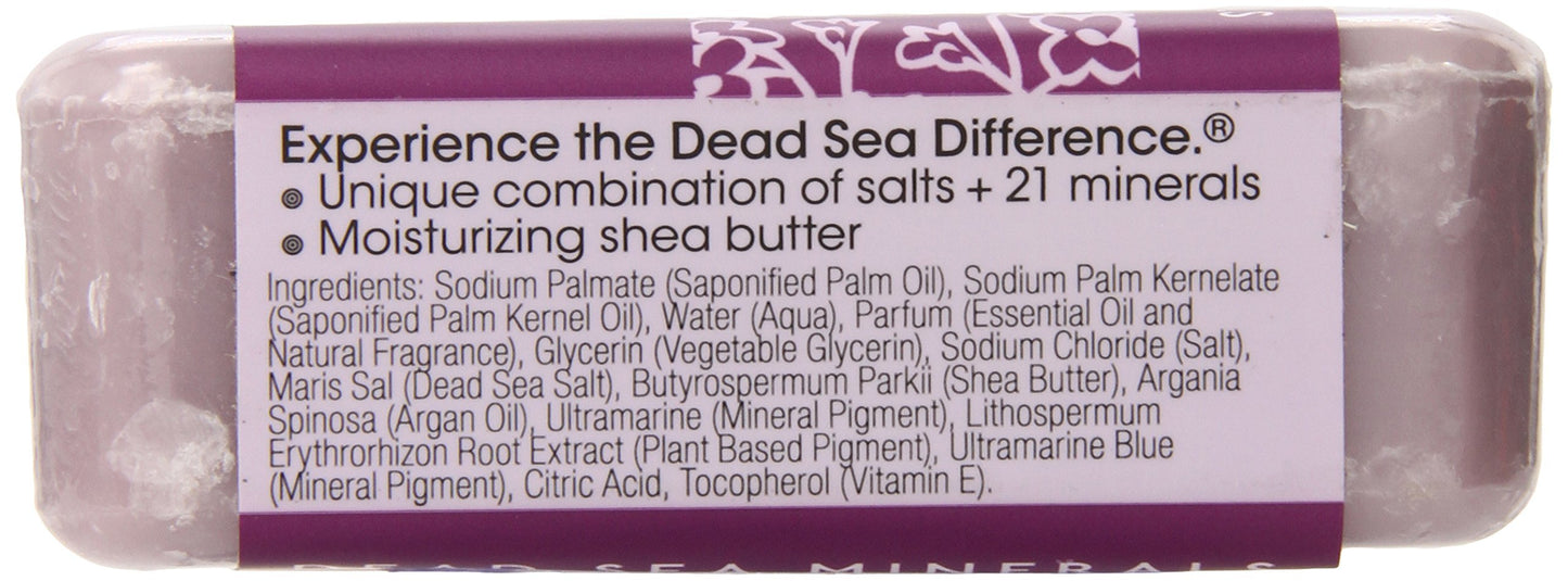 One With Nature Dead Sea Mineral Soap, Lemon Sage, 7-Ounces (Pack of 6)
