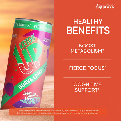 Guava Lamp //Up® Drink – Ready-to-Drink Ketones for Focus for Men and Women