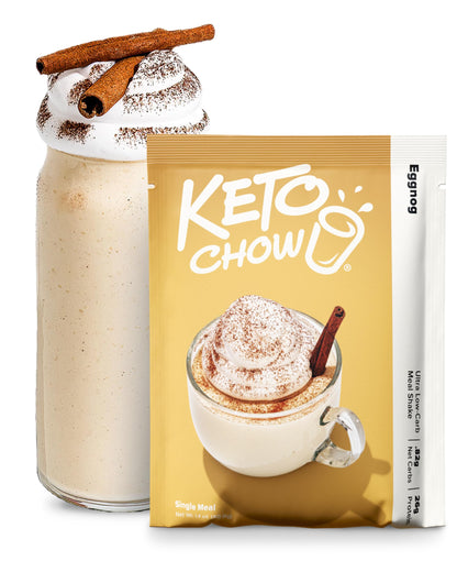 Keto Chow Chocolate Peanut Butter Meal Replacement Shake Powder, 1 Meal