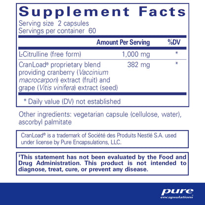 Pure Encapsulations Nitric Oxide Ultra (Capsules) - Supplement Supports Nitric Oxide