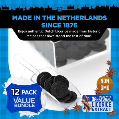 Gustaf's Salted Dutch Licorice Coins - 5.2 oz Bag