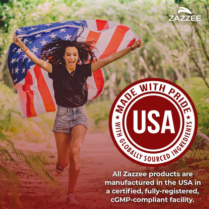 Zazzee Organic Red Yeast Rice 20:1 Extract with CoQ10, Citrinin-Free, 1200 mg per Serving, 80 mg CoQ10, 120 Vegan Capsules, Healthy Heart & Cardiovascular Support, Non-GMO, Made in the USA