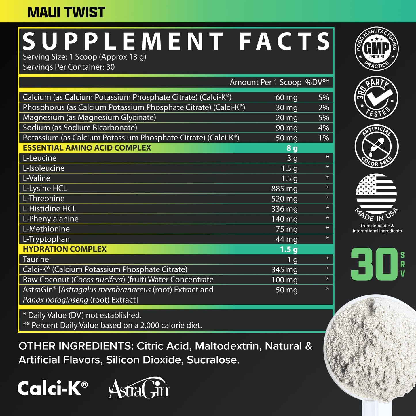 Nutrex Research EAA Hydration | EAAs + BCAA Powder | Muscle Recovery, Strength, Muscle Building, Endurance | 8G Essential Amino Acids + Electrolytes | Strawberry Watermelon 30 Serving