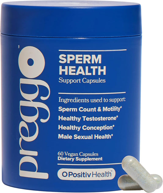 PREGGO Sperm Health Support for Improved Sperm Count – 30-Day Supply