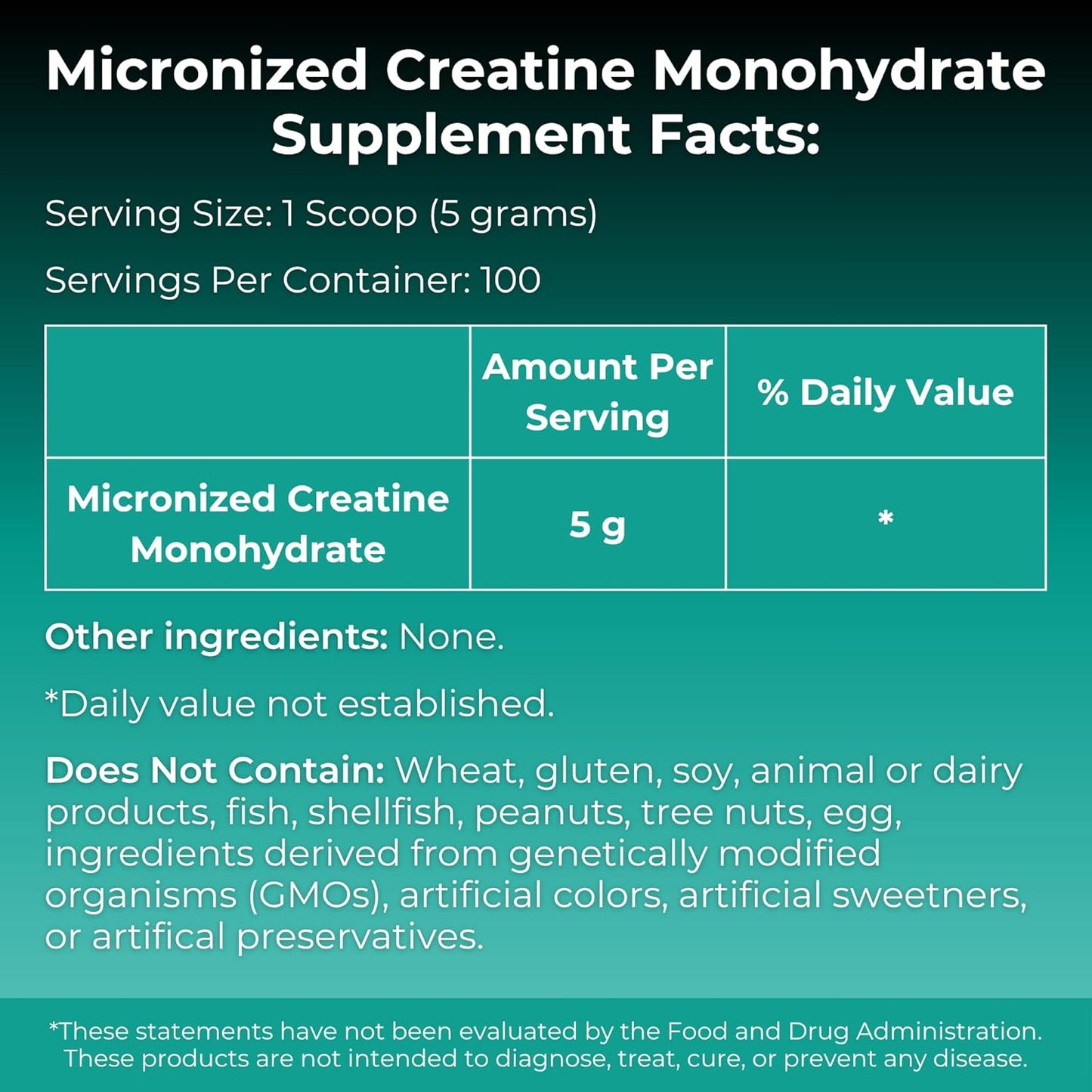 MYOXCIENCE Micronized Creatine | Supports Muscle Performance, Lean Body Mass, & Cognition | 100 Servings