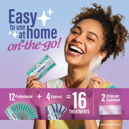 GuruNanda Teeth Whitening Strips - 4X Whiter Teeth, 7-Day Whitening Kit