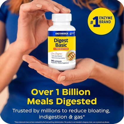 Enzymedica Digest Basic + Probiotics - 90 Caps