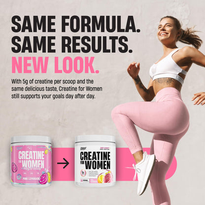 Nutrex Research Creatine for Women Booty & Beauty – Peach Mango | 5g Creatine, 2g Collagen, BCAAs & Hyaluronic Acid for Glutes, Strength & Skin | Gluten Free, 30 Servings