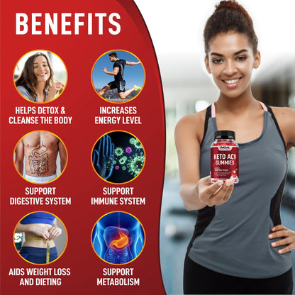 Keto ACV Gummies Advanced Weight Loss, Apple Cider Vinegar Gummies, ACV Keto Gummies