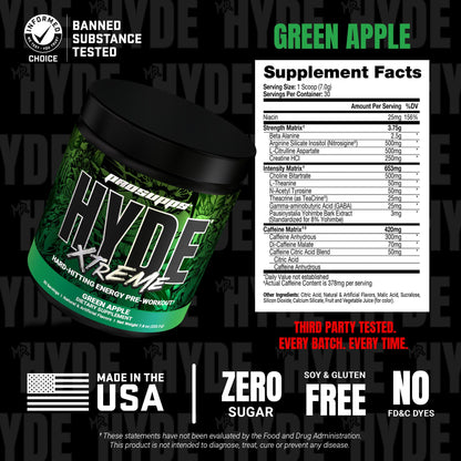 ProSupps Mr. Hyde Xtreme Pre Workout Powder with Creatine, Beta Alanine & Caffeine – Extreme Energy, Pumps, Focus & Performance - Fitness & Gym Supplements for Men & Women (Pixie Dust, 30 Servings)