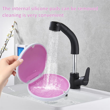 Retainer Case,Cute Slim Aligner Case Compatible with Invisalign,Retainer Holder with Aligner Remover