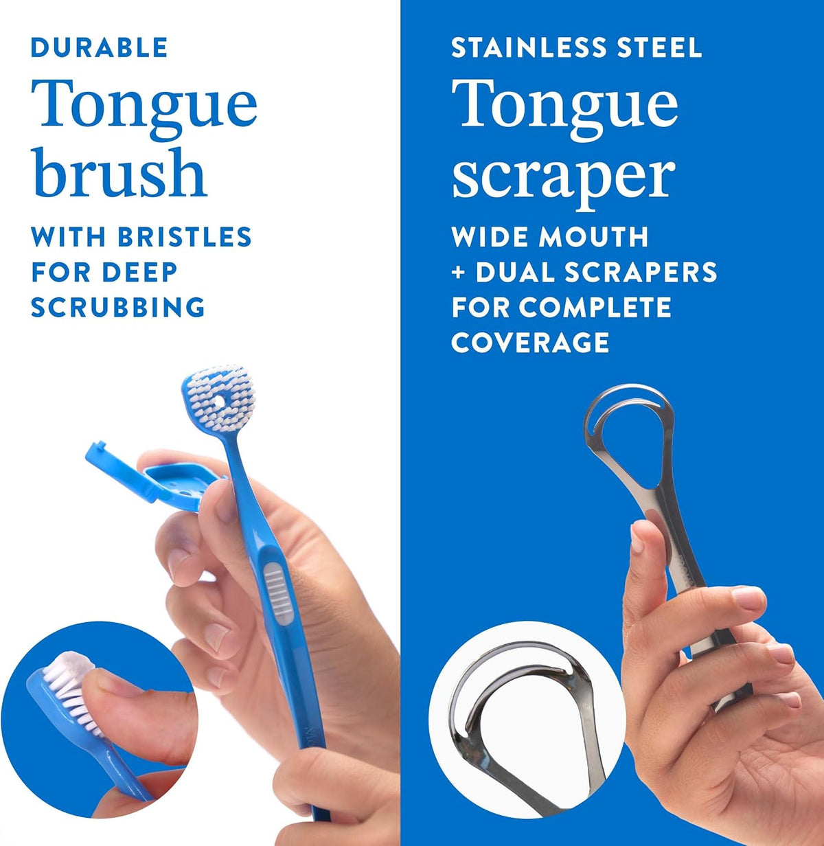 Mouthology Kid's Strawberry Toothpaste and Tongue Brush Combo Pack