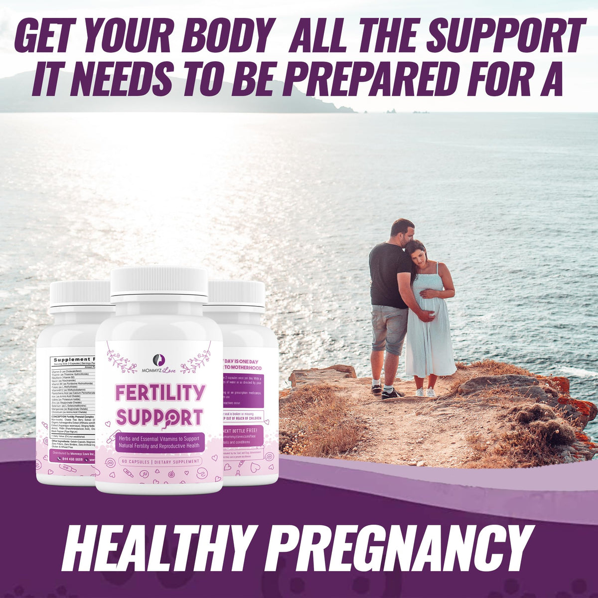 Mommyz Love Probiotics for Digestive Health, Vaginal Odor Control, Balanced pH