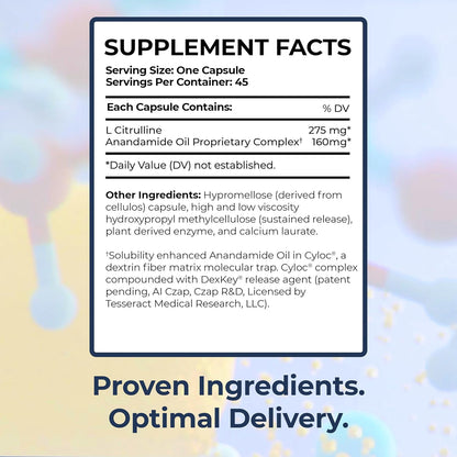 Tesseract Medical Research TetraCumin SR Joint Support Supplement & AnaQuell QR, Stress Relief & Mood Support Supplement