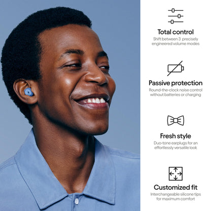 Loop Switch Earplugs – Multi-Mode Noise-Reducing Earplugs | Adjustable Passive Hearing