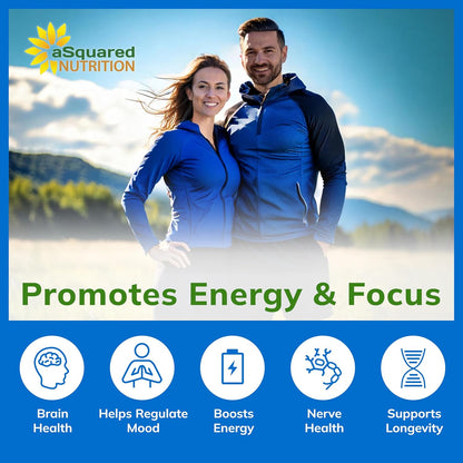 aSquared Nutrition Acetyl L-Carnitine 1000mg Max Strength - 200 cápsulas vegetales - Alta dosis de acetil L carnitina HCL (ALCAR) suplemento píldoras para apoyar la energía pura, la función cerebral y