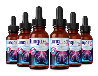 Lung Support Supplement Drops with Wild Mullein Leaf Extract for Lungs and Mucus Relief Support - 2 Fl oz