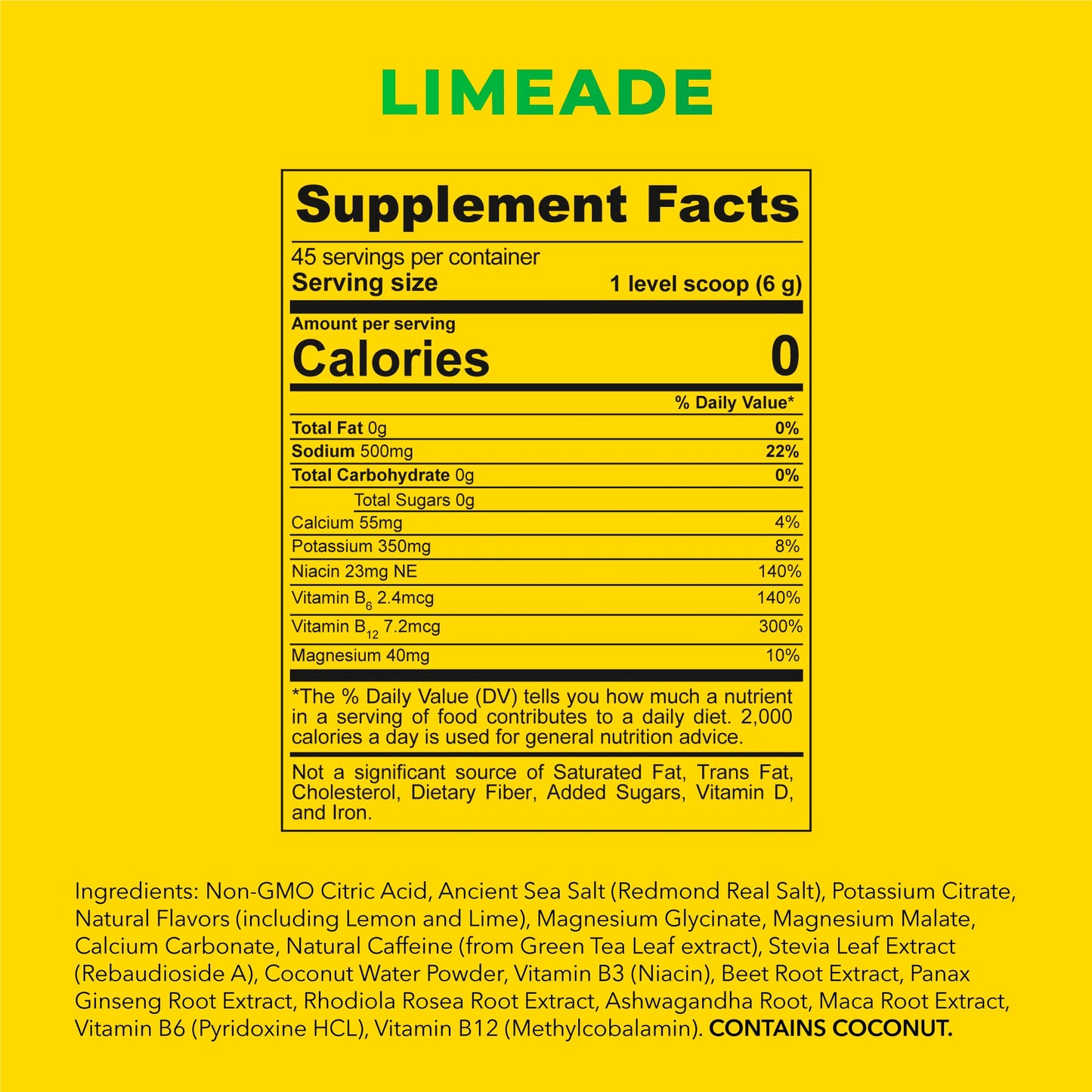 Redmond Re-Lyte Energy Electrolyte Mix, Raspberry Mango, 8.6oz Jar