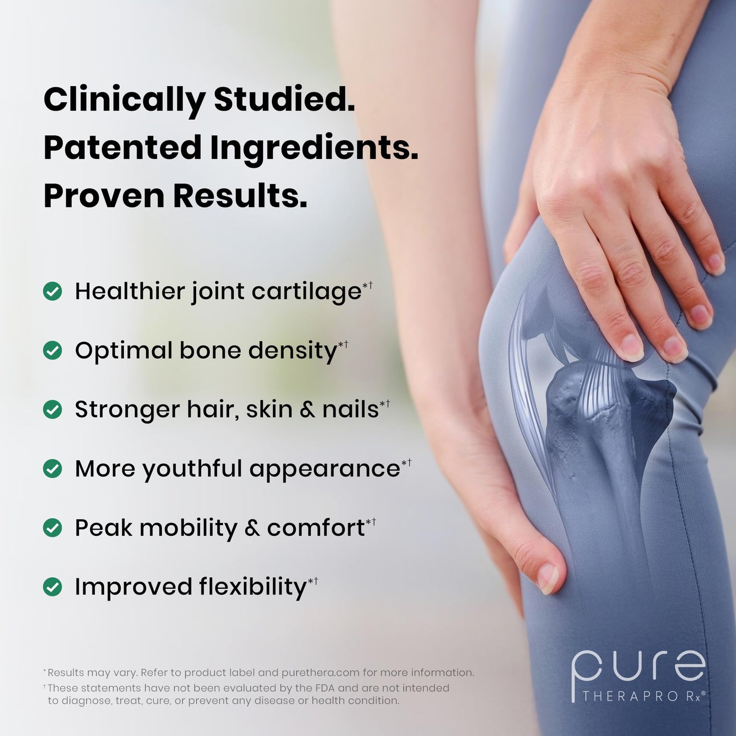 Pure Therapro Rx TriActive Collagen Plus, Collagen Powder for Hair, Skin, Nails, Bones & Joints, Hydrolyzed Collagen Powder w/Patented Peptides, Multi Collagen Protein Powder (Unflavored)