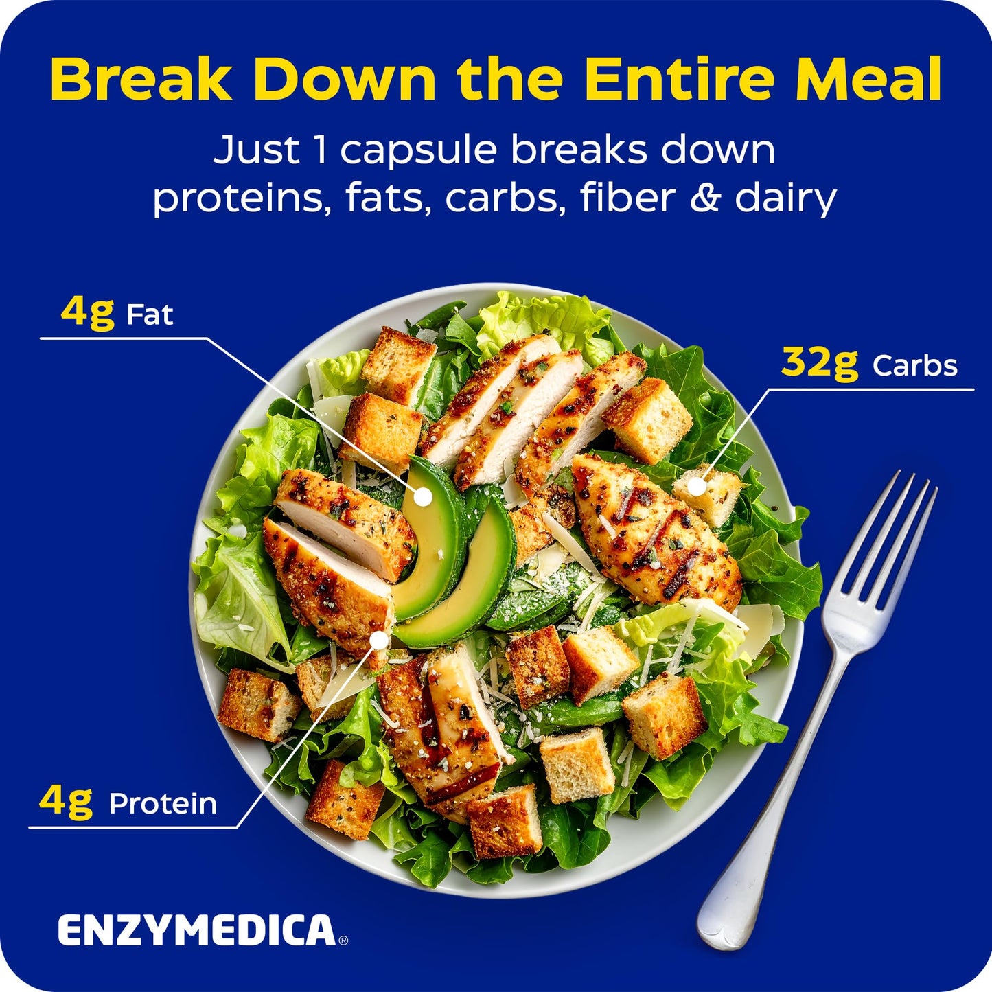 Enzymedica Digest Basic - Helps Gas & Bloating - 180 Caps