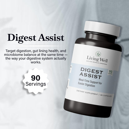 Living Well Dr. Michelle Tribiotic Repair Probiotic Prebiotic Supplement