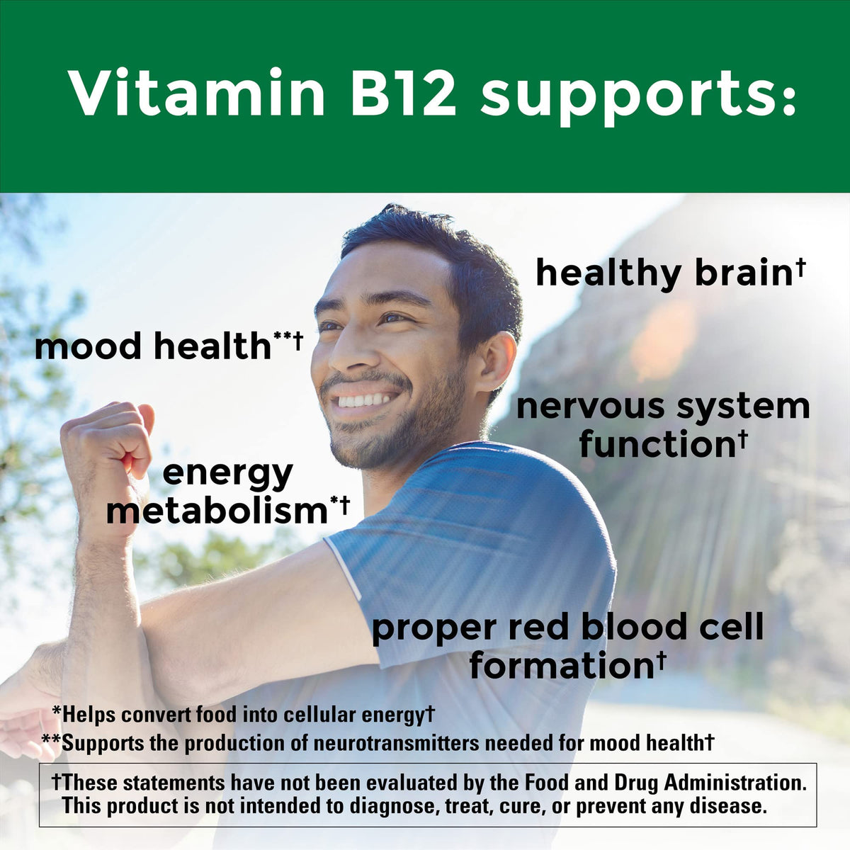 Nature Made Vitamin B12 1000 mcg, Dietary Supplement For Energy Metabolism Support