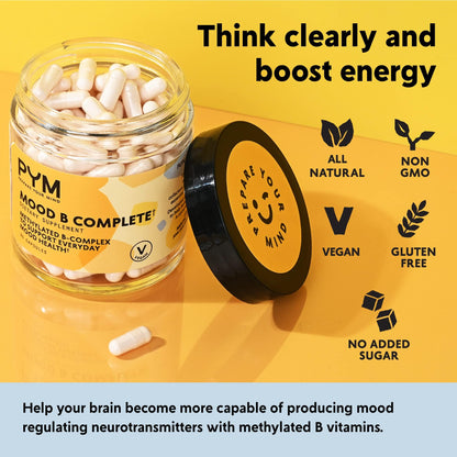 PYM Mood Magnesium Powder Jar, 30 Servings | Sleep & Stress Support