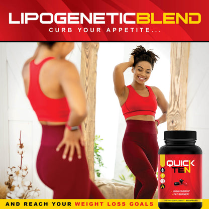 Nutriment Quick Ten - Best Weight Loss Pills - Natural Metabolism Booster