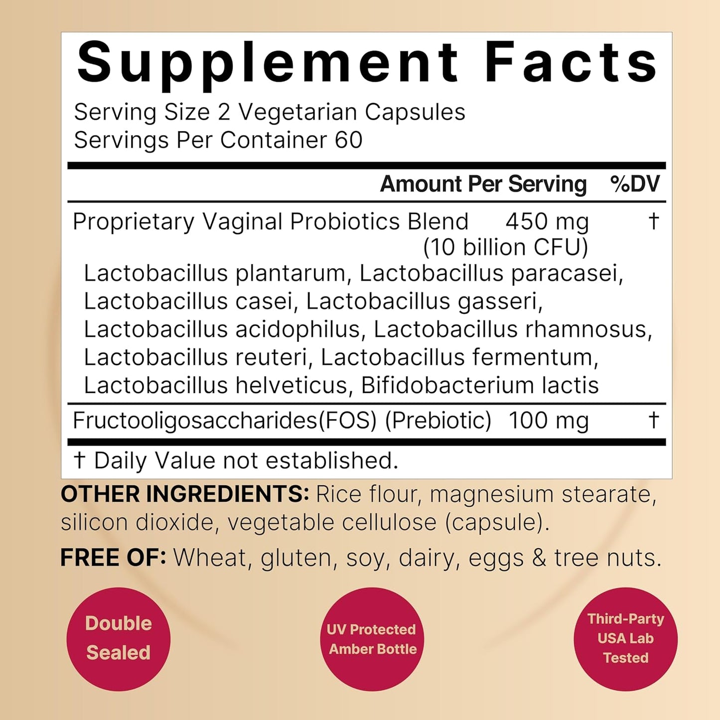 NatureBell Magnesium Glycinate Capsules 500mg & Vaginal Probiotics for Women in Veggie Capsules | Bundle Pack | Chelated & Purified Mineral | 10 Strains & 10 Billion CFU