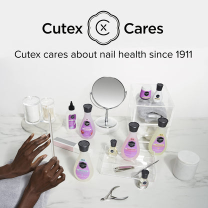 Cutex Gel Nail Polish Remover, Ultra-Powerful & Removes Glitter and Dark Colored Paints