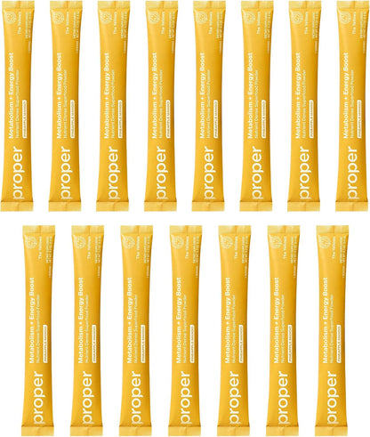 Proper, The Yellows Metabolism and Energy Boost Stickpack + Jar Bundle