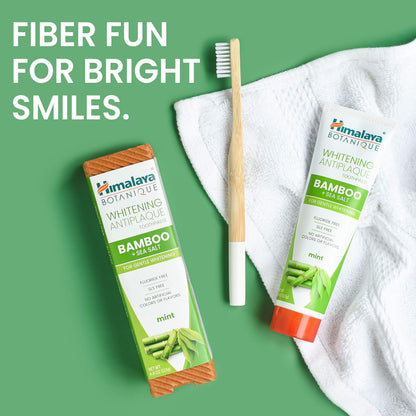Himalaya Botanique Whitening Antiplaque Charcoal Toothpaste, 4 oz, 2 Pack