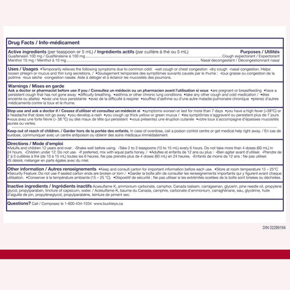 Buckley's Cough Chest Congestion (250mL)