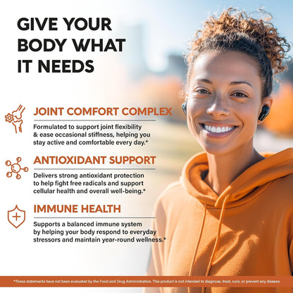 Turmeric Curcumin Supplement 2365 mg - Turmeric with Ginger & Black Pepper - Highly Bioavailable & Extra Strength 95% Curcuminoids - Antioxidant, Immunity & Joint Support - Lab Tested - 120 Capsules