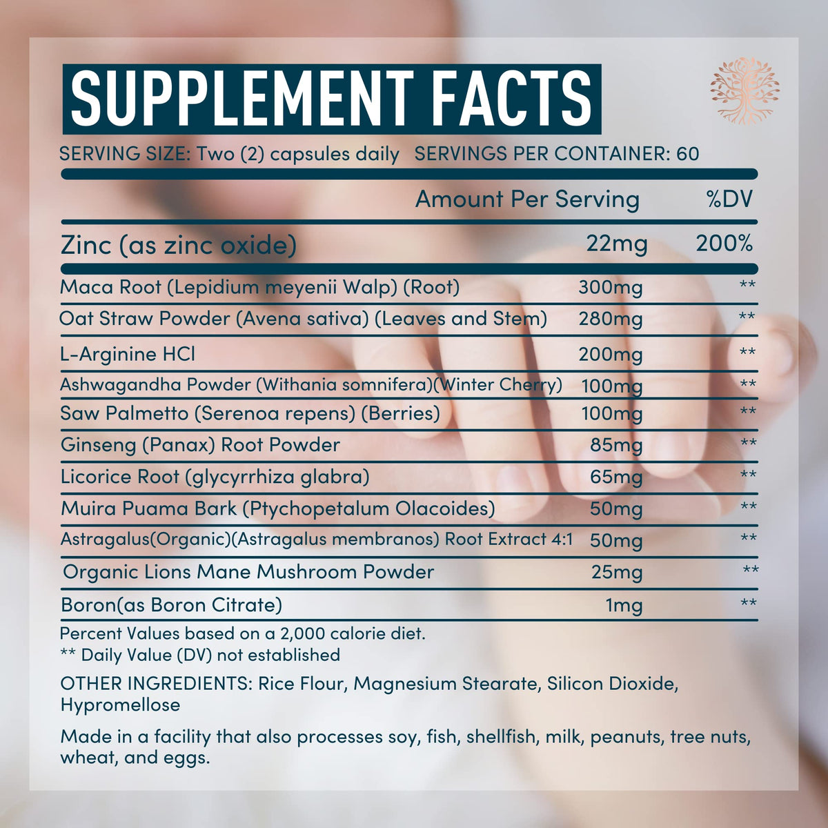 WINDSOR BOTANICALS Male Fertility Supplement and DHA with Folic Acid Prenatal Bundle