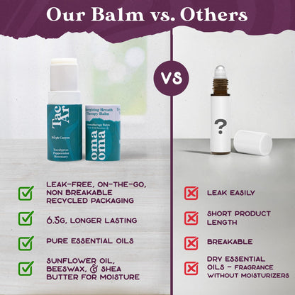 Essential Oils Balm Stick | Grounded Thought Aromatherapy Balm | All Natural Body Balm