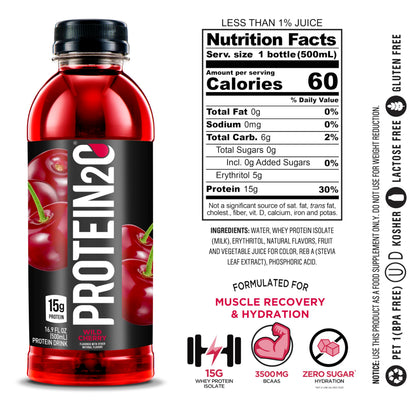 Protein2o 15g Whey Protein Isolate Infused Water, Ready To Drink, Sugar Free