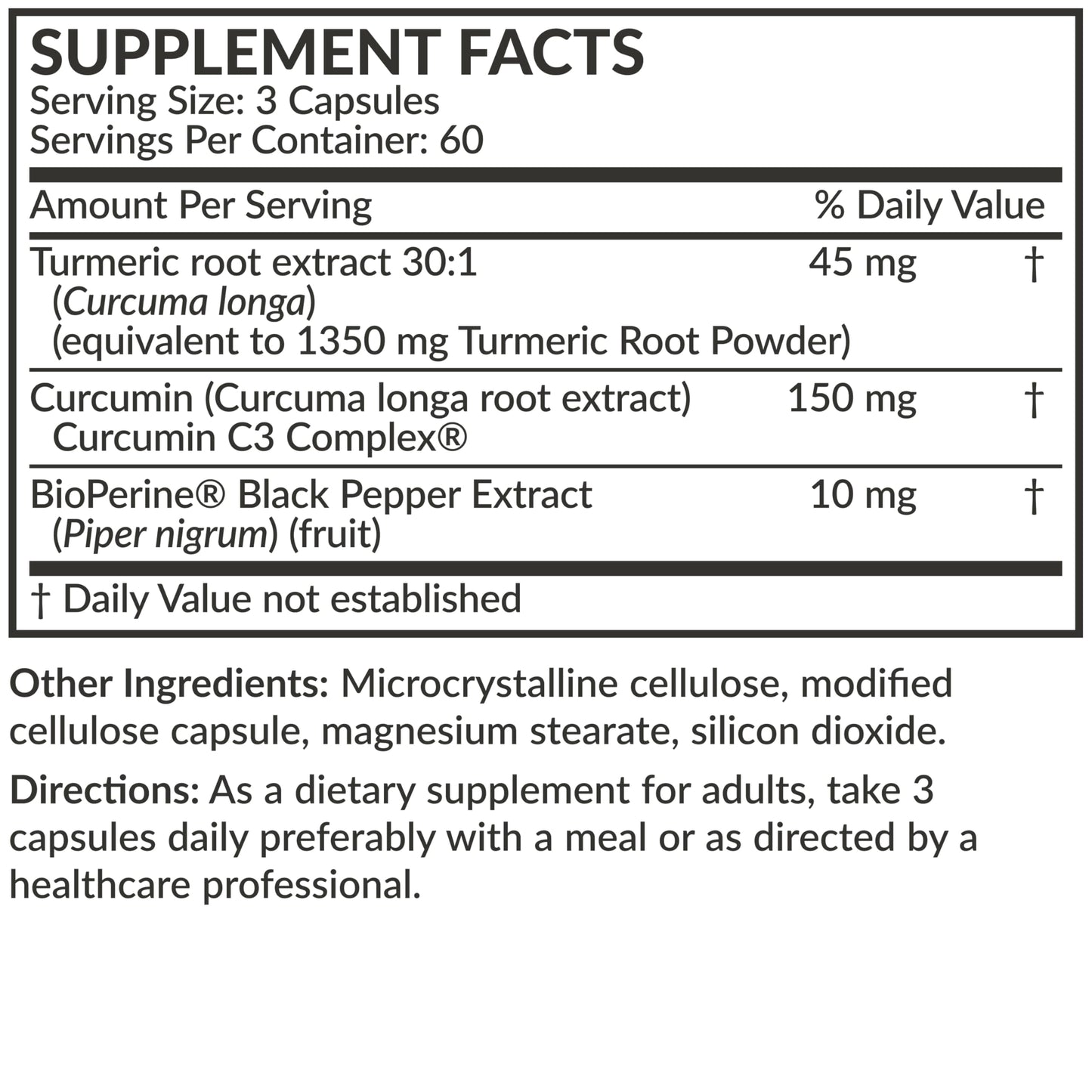 Futurebiotics Turmeric + Curcumin, Antioxidant, Joint & Digestion Support with BioPerine for Enhanced Nutrient Intake, Non-GMO, 90 Vegetarian Capsules