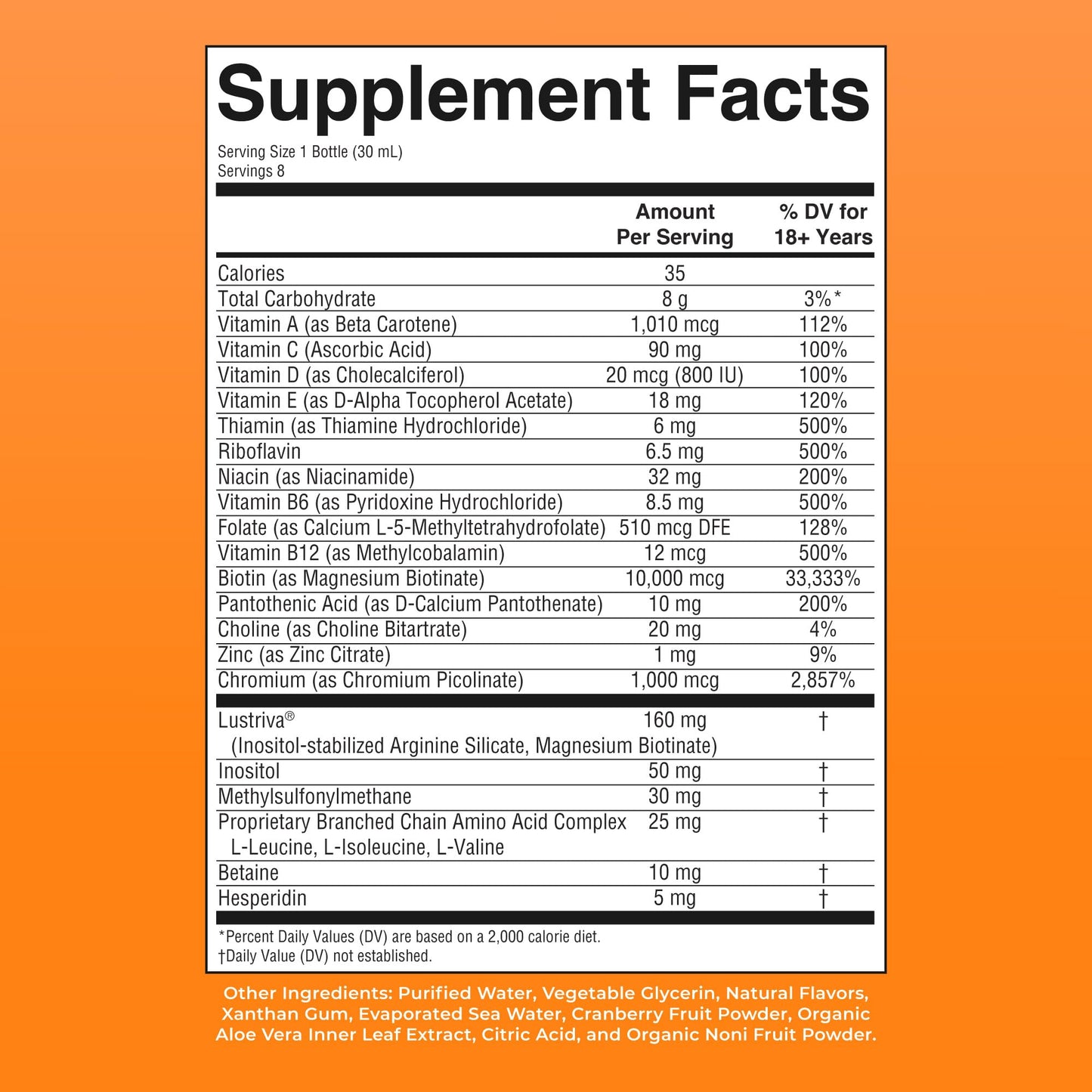 MARYRUTH'S Liquid Multivitamin + Hair Growth | Clinically Tested in Women for Thicker Hair & Facial Wrinkles | Biotin 10000mcg | Lustriva Hair Growth Supplements | Skin Care | Ages 18+ | 15.22 Fl Oz