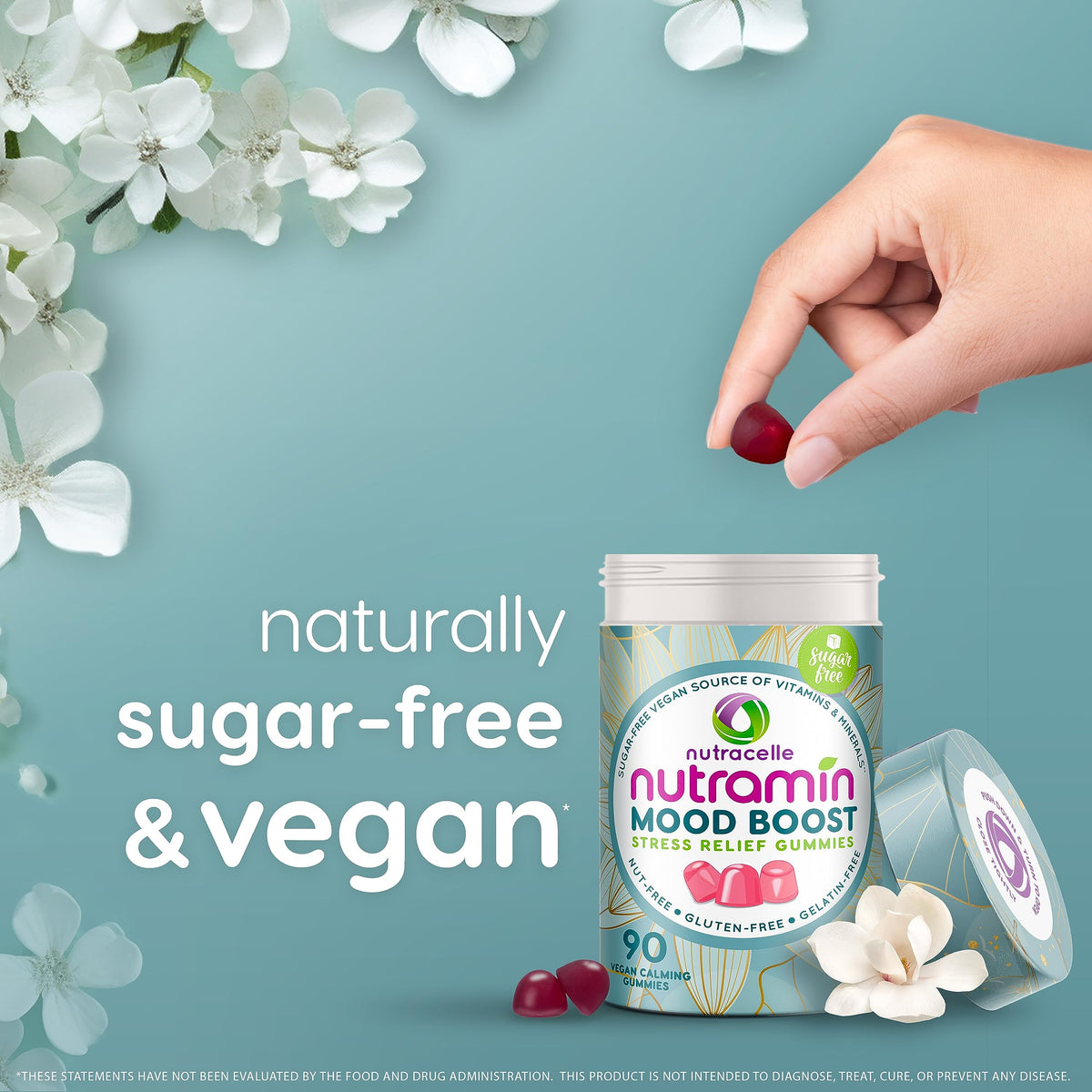 Nutracelle NUTRAMIN Mood Boost Multivitamin Gummy - Delicious & Yummy Anti-Stress