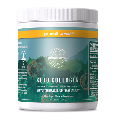 Primal Harvest Collagen - Powdered Daily Supplement, Dairy & Gluten Free