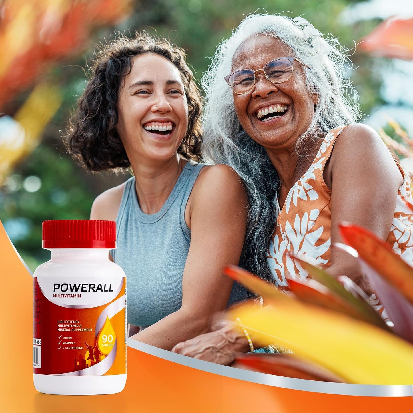 Basic Brands PowerAll Multivitamin Eye Vitamins, 90 Count | Lutein for Adults