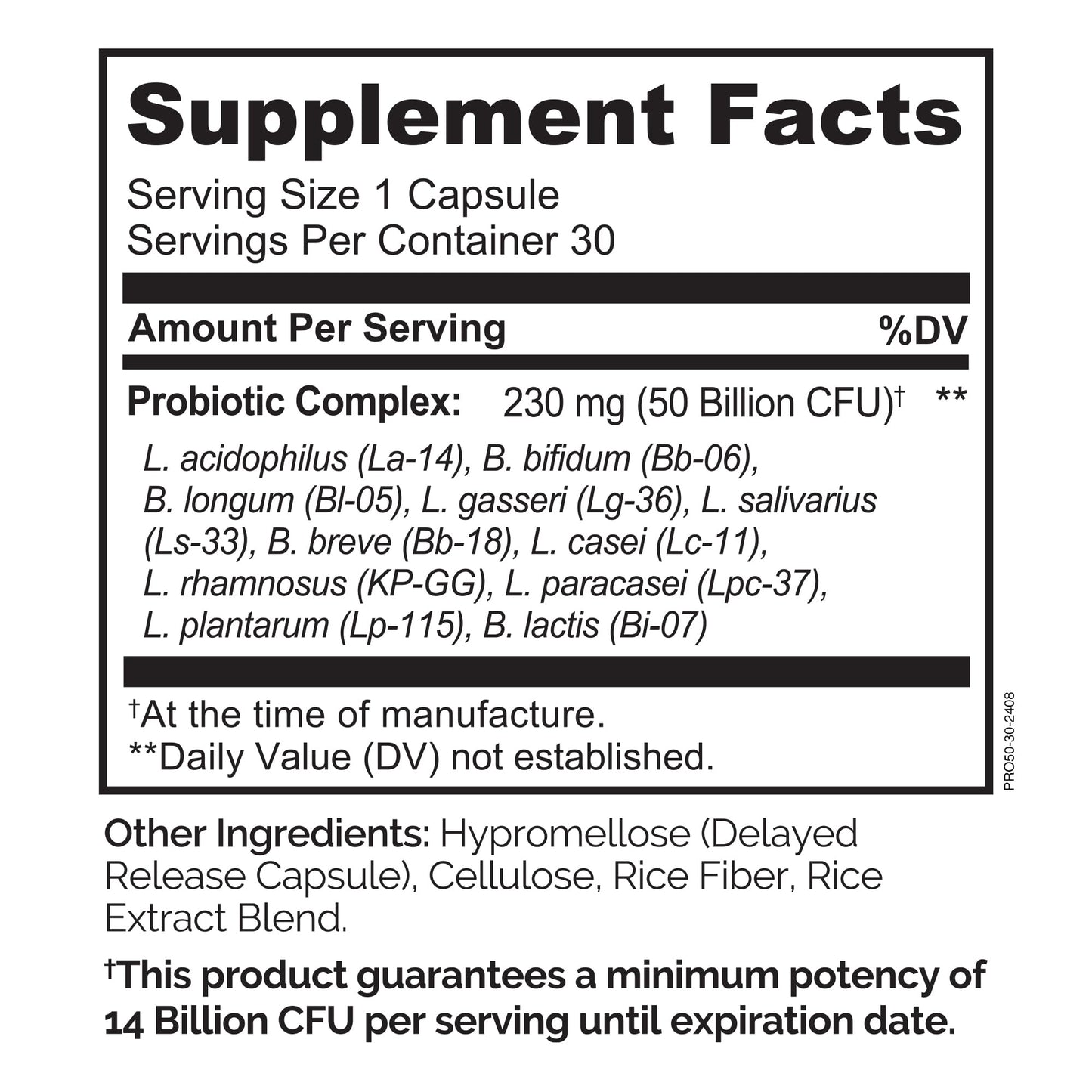 NATURELO Probiotics for Digestive Health, 50 Billion CFU, 60 Vegetarian Capsules, 11 Strains, Daily Use Supplement, Delayed Release, No-Fridge, Boosts Immune System, Probiotics for Women & Men