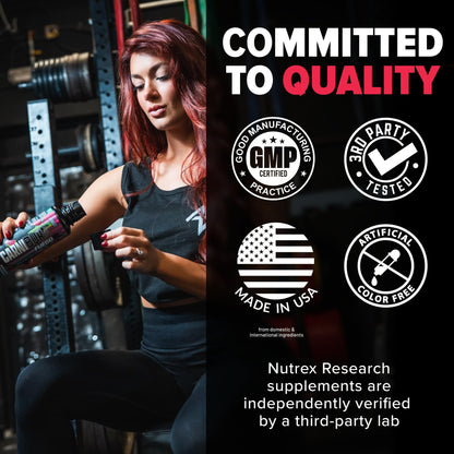 Nutrex Research Carniburn Liquid L Carnitine 3000mg – Thermogenic Liquid Fat Burner for Men & Women with MitoBurn, InnoSlim, GBBGO - Stimulant Free Metabolism Booster - Strawberry Watermelon 31 SV