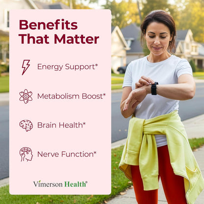 Vitamin B12 1000 mcg – Chewable Methylated B12 (Methylcobalamin B12) for Energy & Metabolism Support – Methylated B Complex for Superior Absorption – 100 Natural Cherry-Flavored Tablets - Vegan