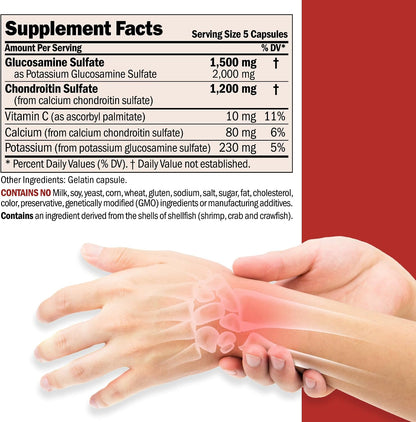 ANDREW LESSMAN Glucosamine 1500 Chondroitin 1200-600 Capsules
