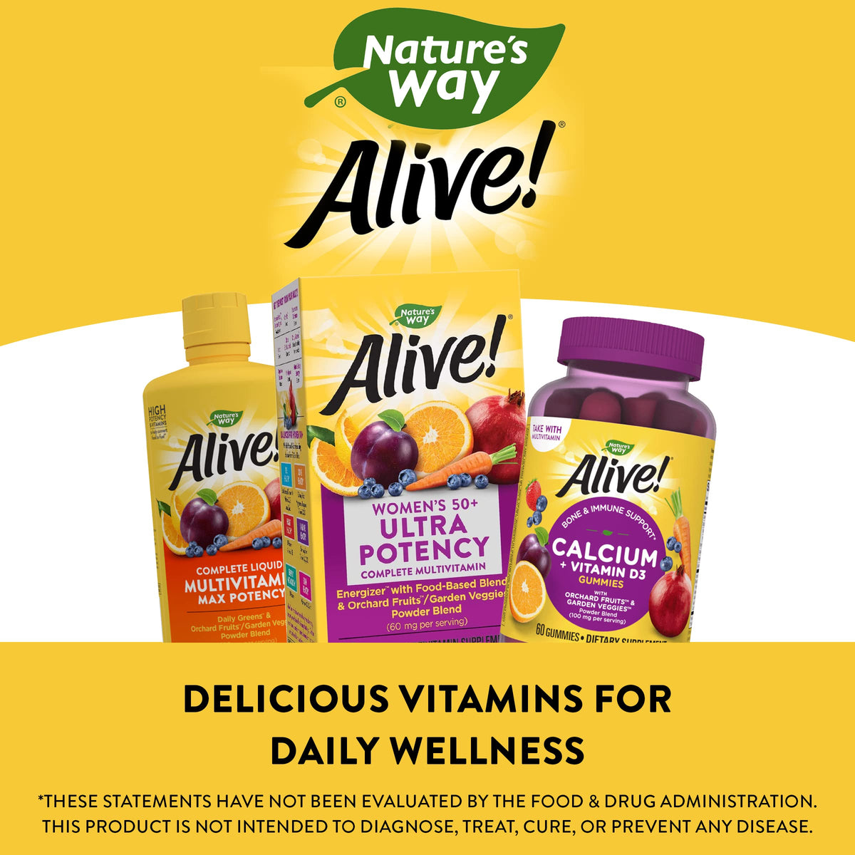 Nature’s Way Alive! Women’s 50+ Ultra Potency Complete Multivitamin